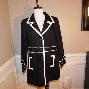 Black and White Block Jacket